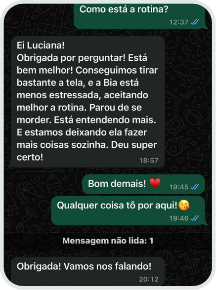 Depoimento de pais em avaliação neuropsicológica luciana freire maia