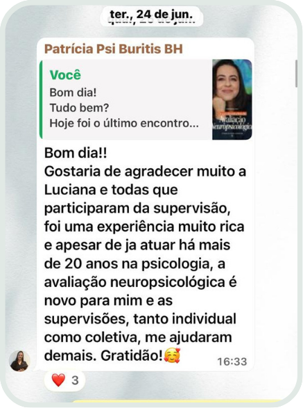 depoimento neuropsicólogos